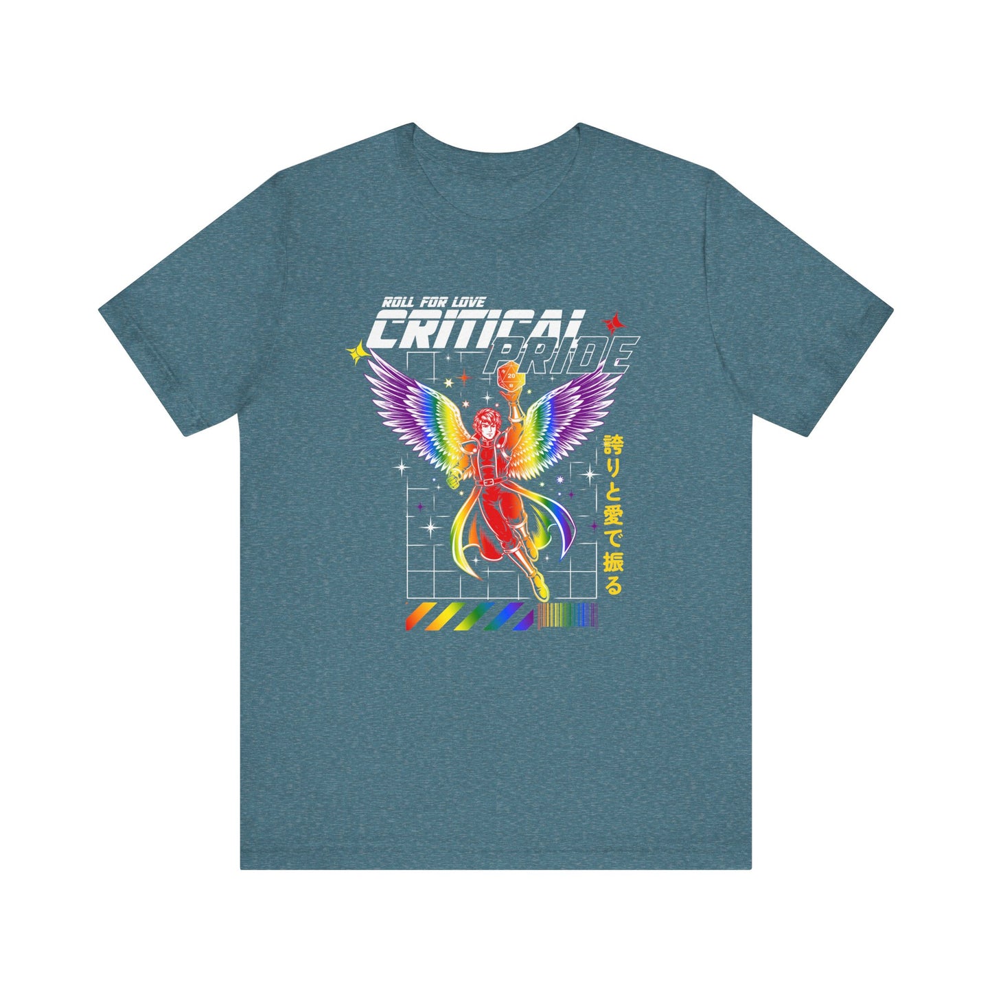 Critical Pride Tee – “Roll for Love"
