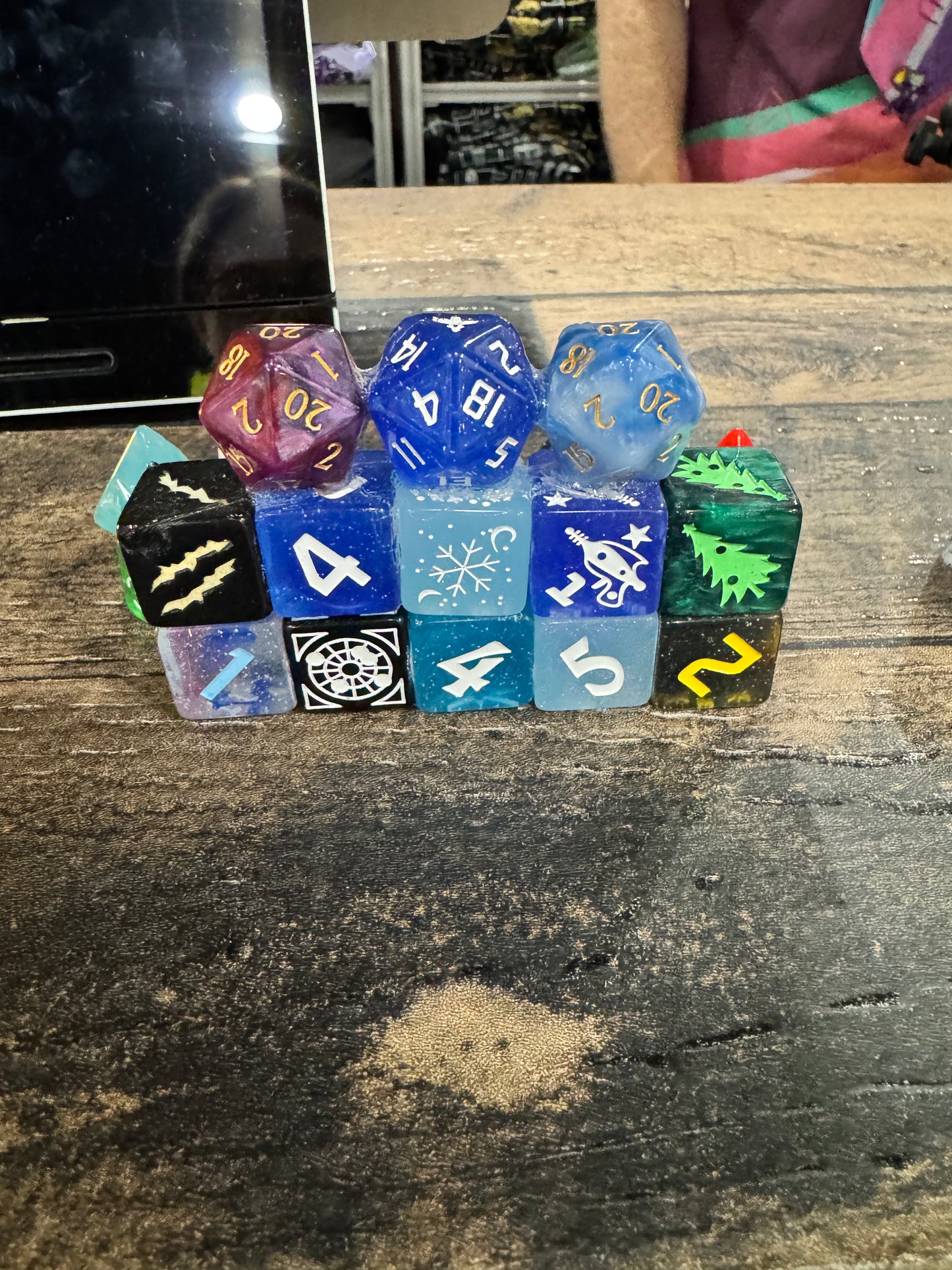 Dice Business Card Holder