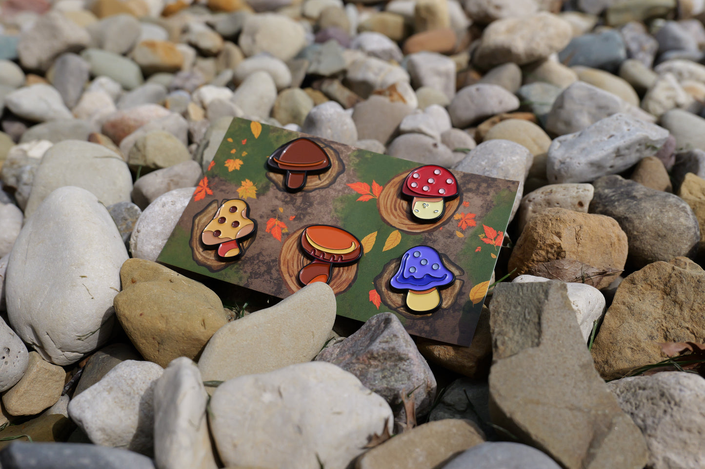 Toadstools & Shrooms Enamel Pins