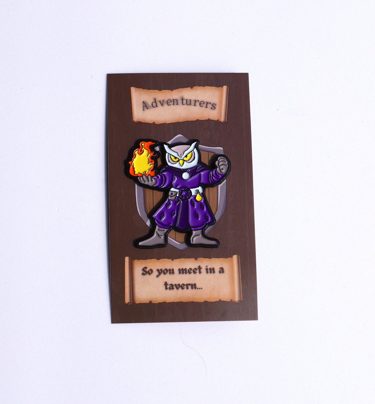 Owlin Wizard Pin