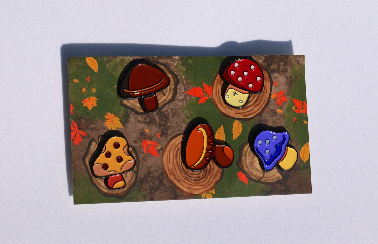 Toadstools & Shrooms Enamel Pins
