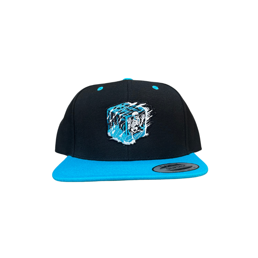 Skeleton Cube SnapBack Hat