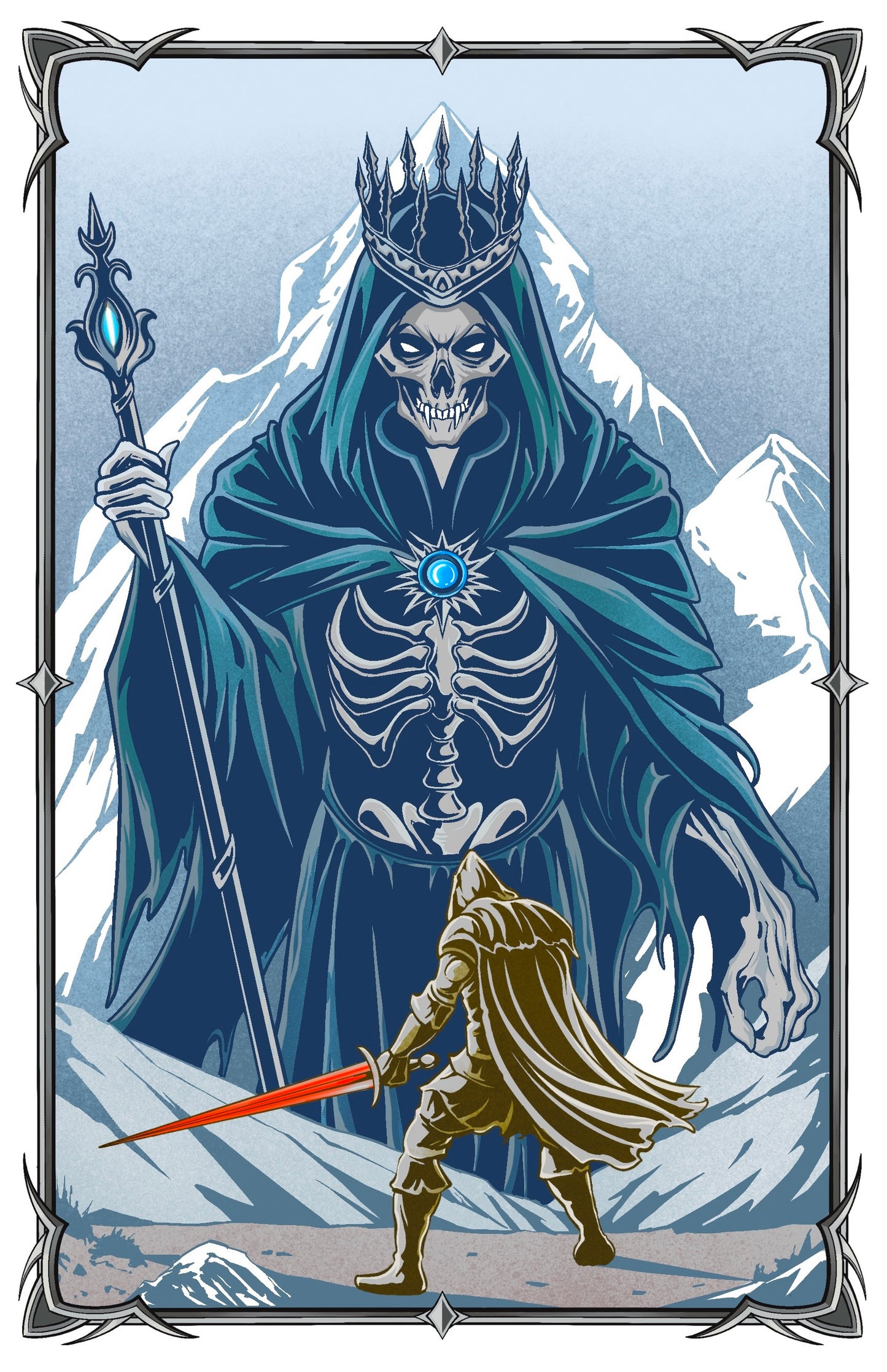 Skeleton King Tapestry