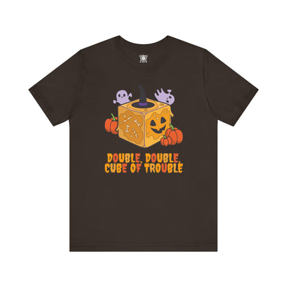 Double, Double, Cube of Trouble Halloween Tee