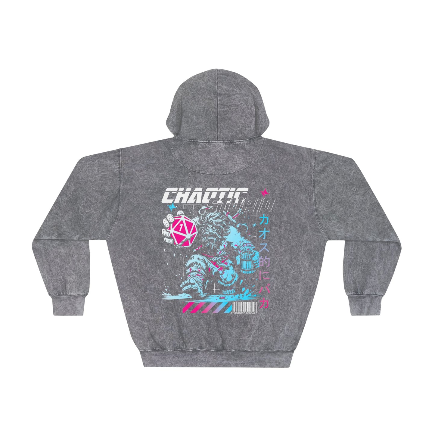 Chaotic Stupid Mineral Wash Hoodie