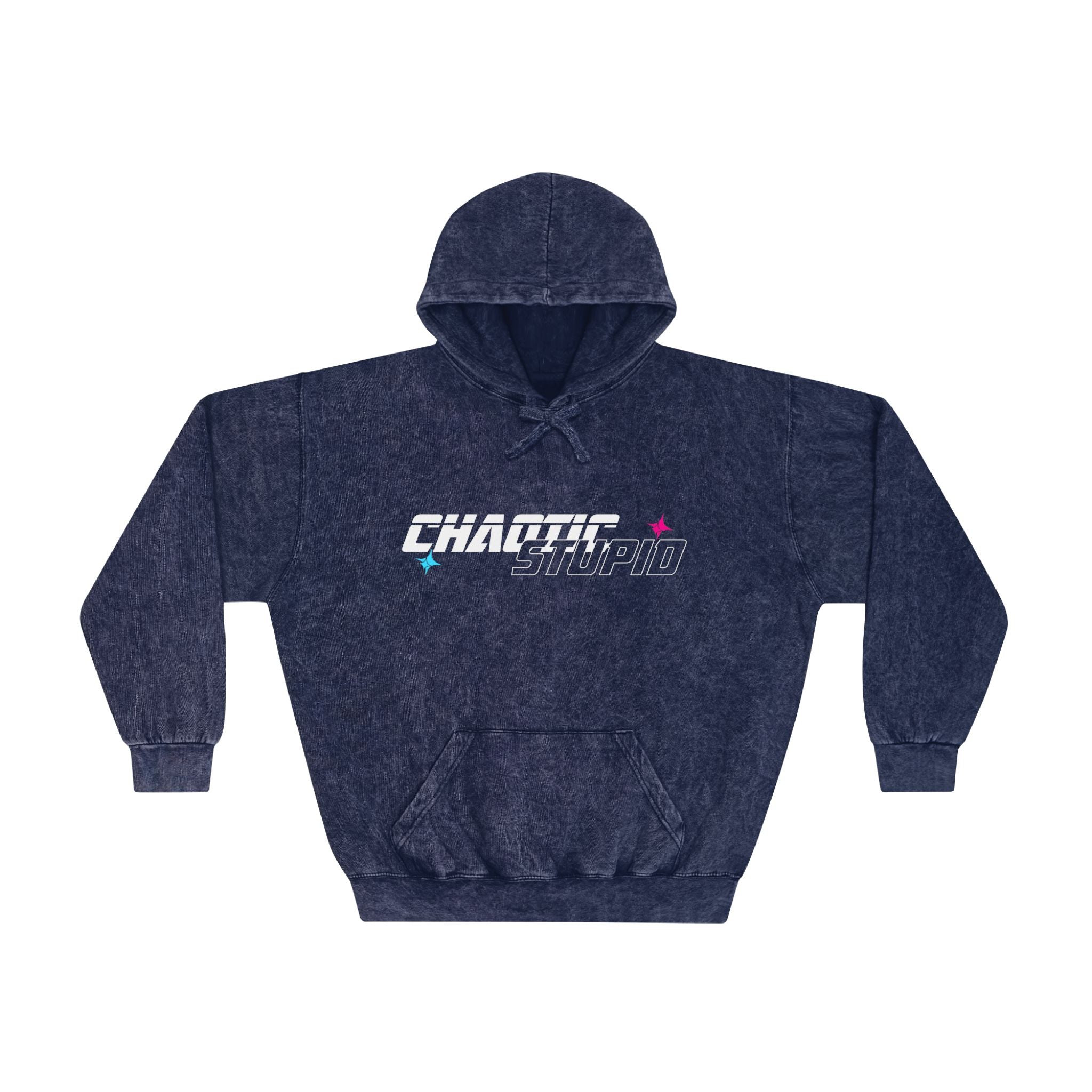 Chaotic Stupid Mineral Wash Hoodie – MyNerdLife