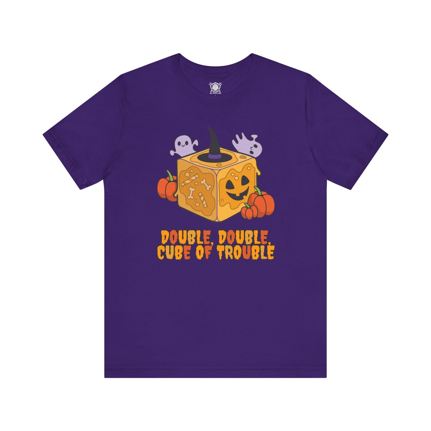 Double, Double, Cube of Trouble Halloween Tee