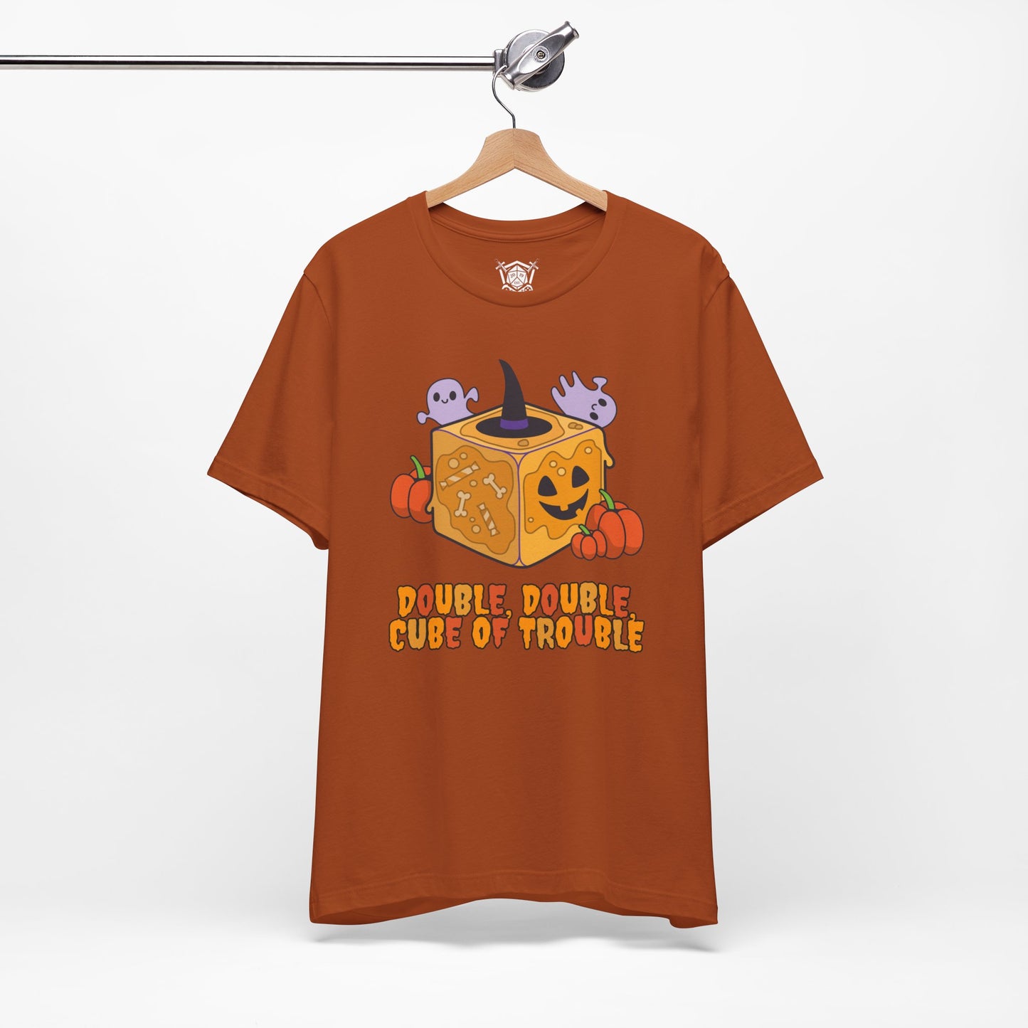 Double, Double, Cube of Trouble Halloween Tee