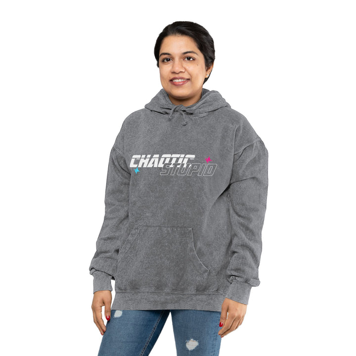 Chaotic Stupid Mineral Wash Hoodie