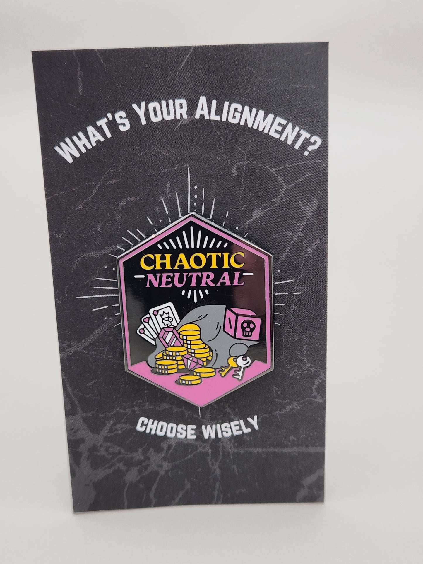 Chaotic Neutral - Enamel Pin