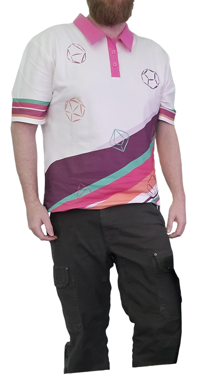 90's Dice Splash Polo