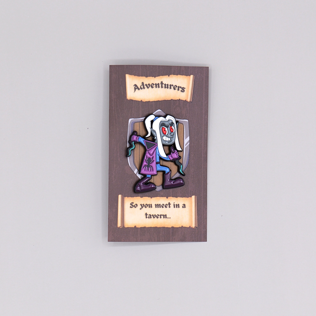 Drow - Enamel Pin