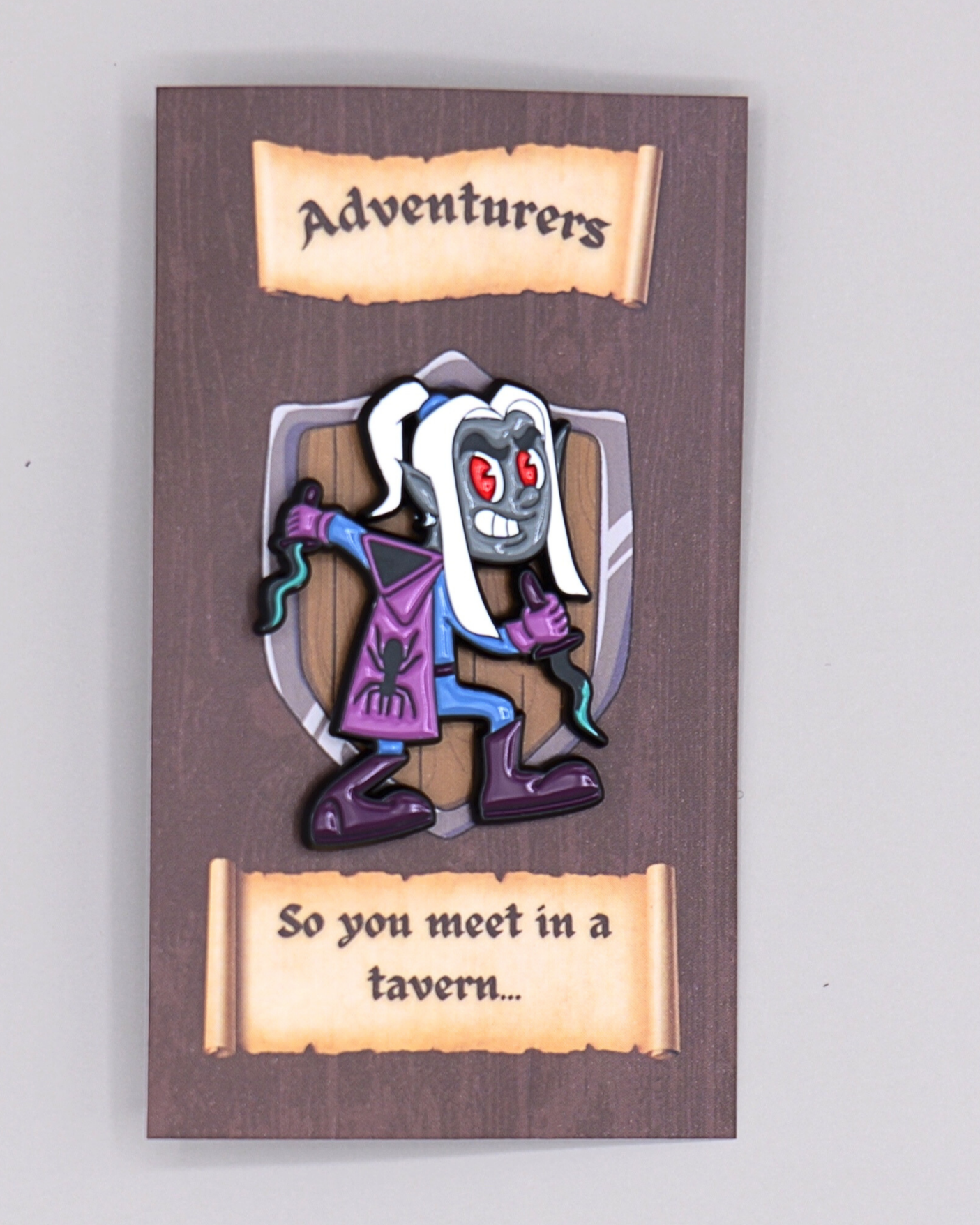 Drow - Enamel Pin