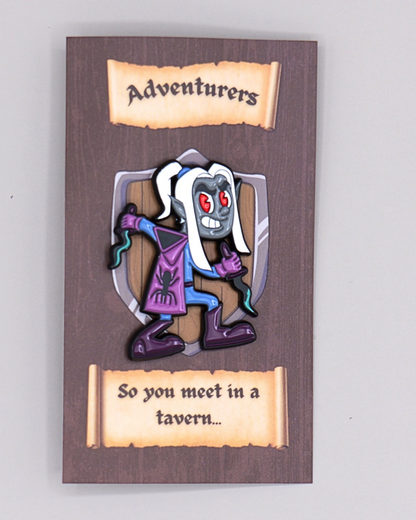 Drow - Enamel Pin