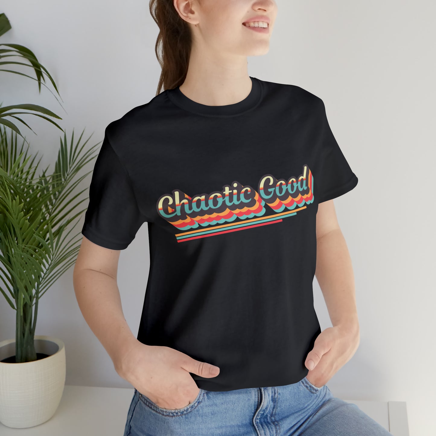 Chaotic Good Retro Tee