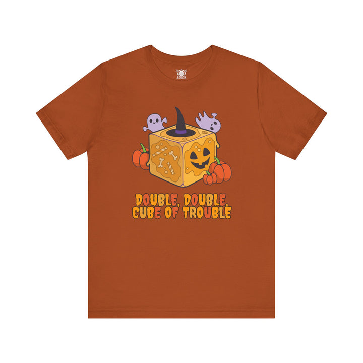 Double, Double, Cube of Trouble Halloween Tee