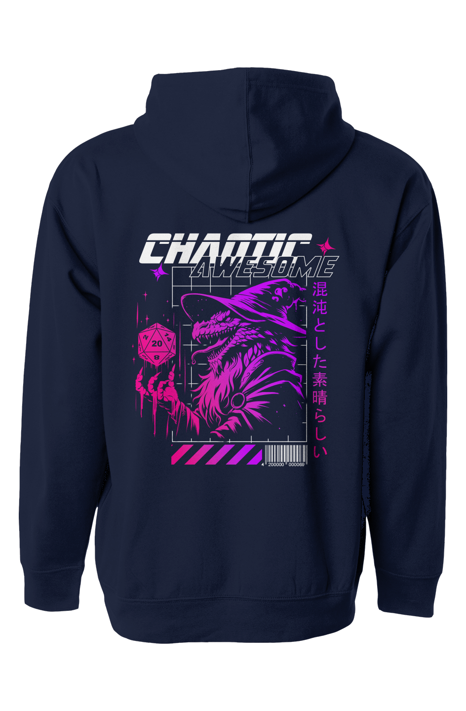 Chaotic Awesome Retrowave - Hoodie – MyNerdLife