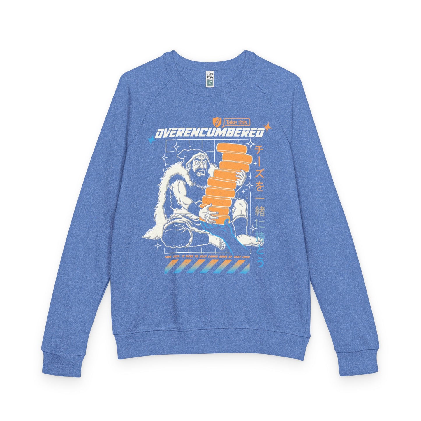 Charity - OVERENCUMBERED “Cheese of Burden” Crewneck
