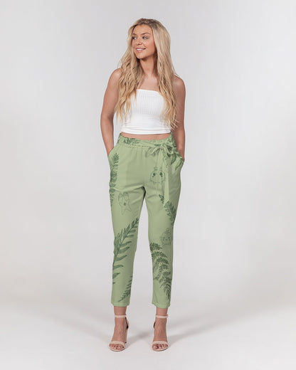 Forest Friends - Women's Belted Tapered Pants