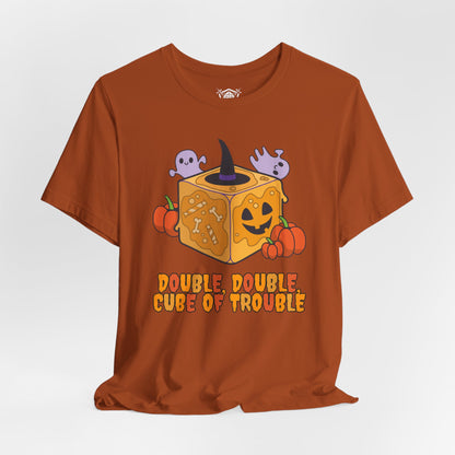 Double, Double, Cube of Trouble Halloween Tee