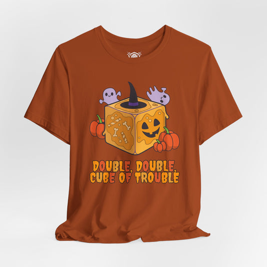 Double, Double, Cube of Trouble Halloween Tee