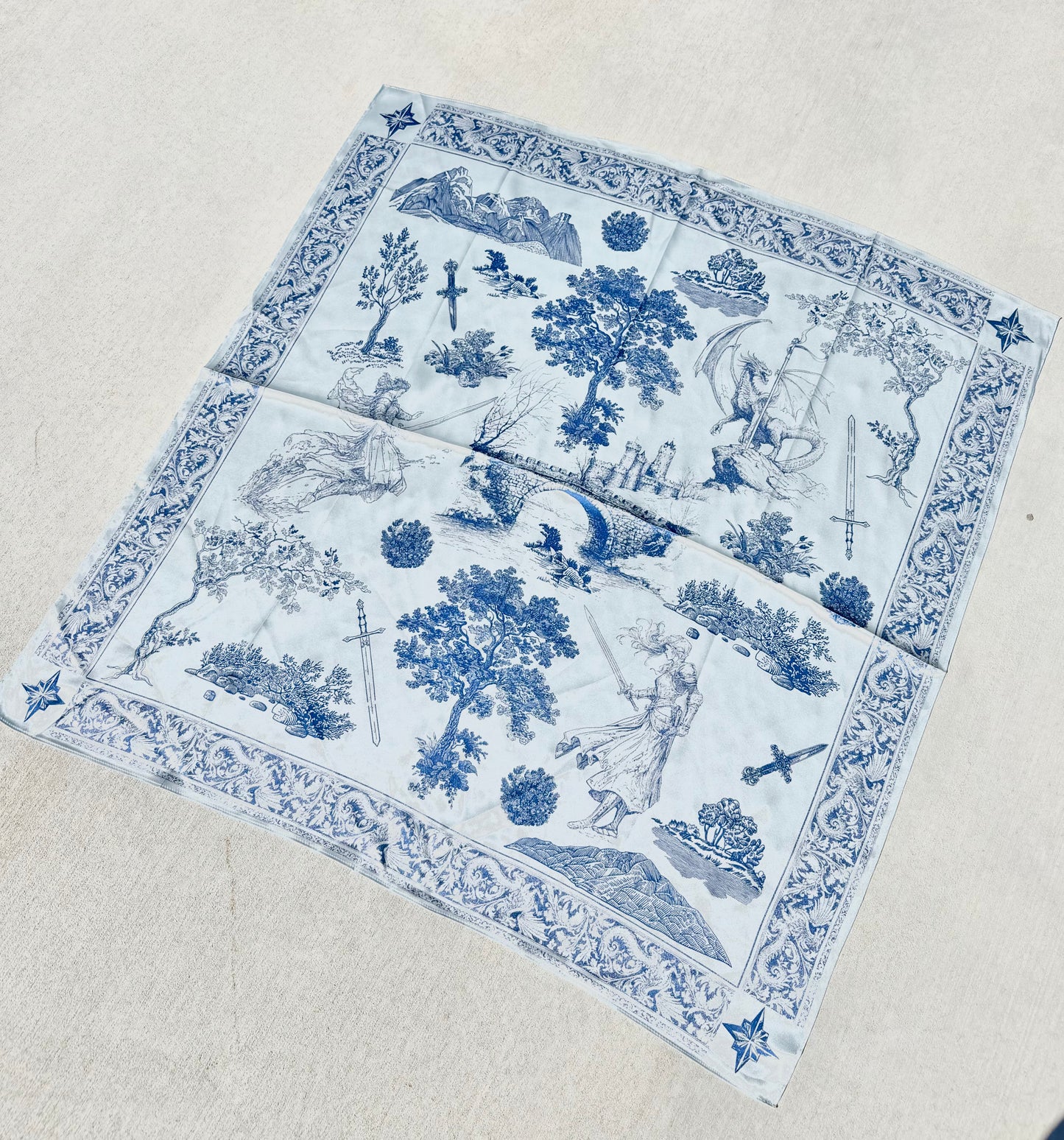 Threads of a Traveler Silk Scarf