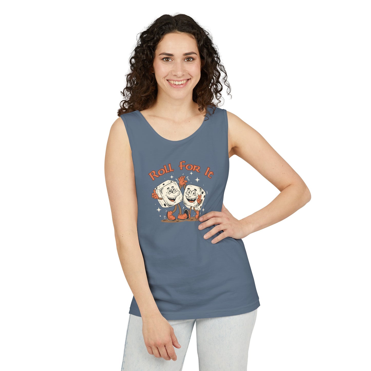 Roll for It - Comfort Colors - Dice Tank Top