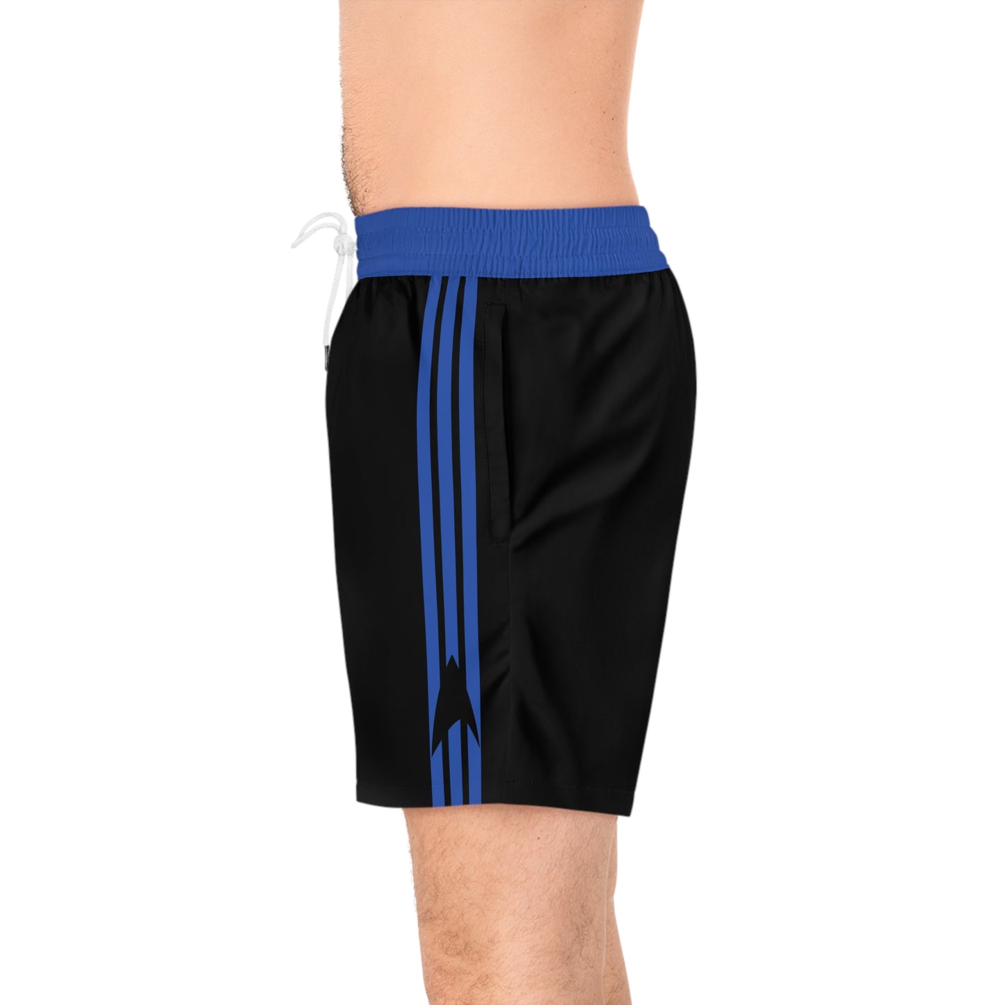 Boldy Go - Medical Blue Mid Length Swim Shorts