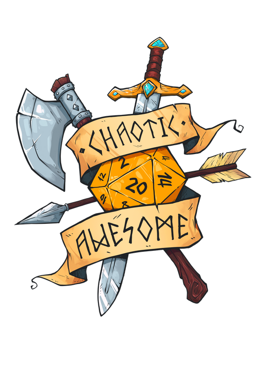 Chaotic Awesome Crest Pin