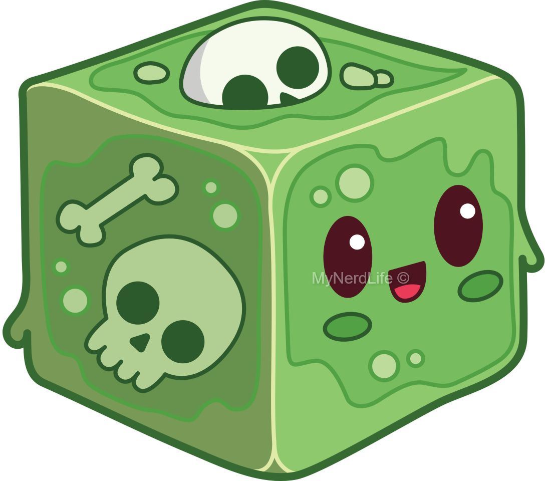 Skeleton Cube - Enamel Pin