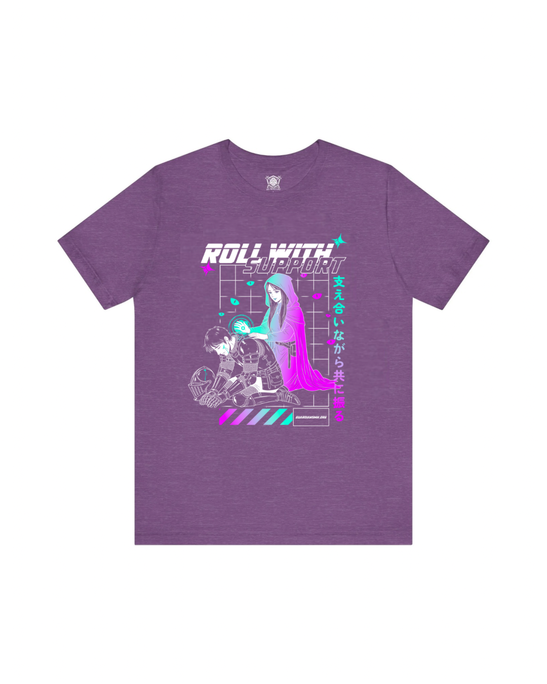 Roll with Support Retrowave Tee - Guardians MH Collaboration