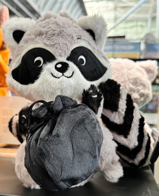 Rollo, the Dice Racoon