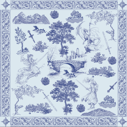 Threads of a Traveler Silk Scarf