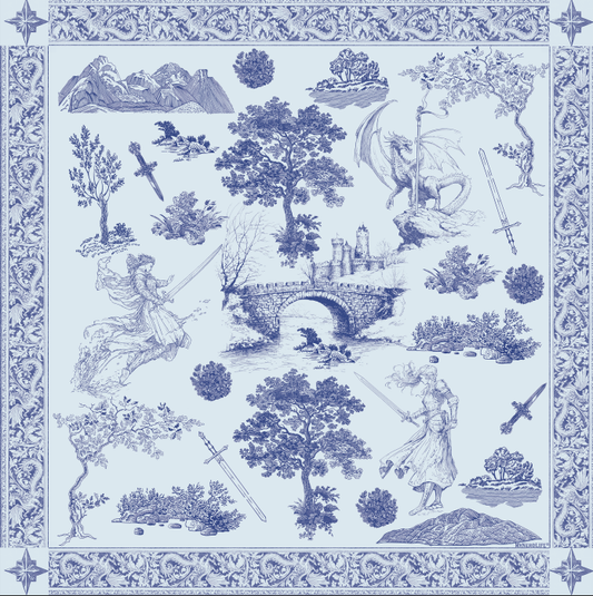 Threads of a Traveler Silk Scarf