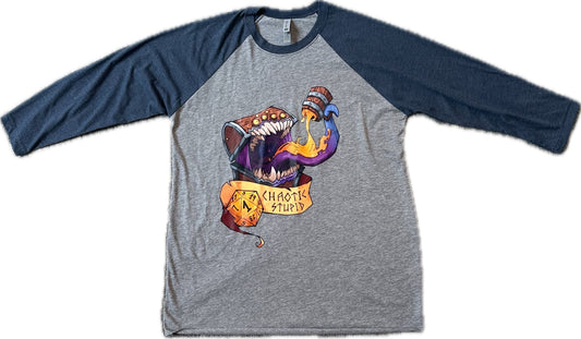 Chaotic Stupid Baseball Tee
