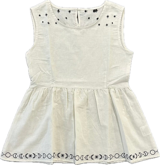 Moonlit Breeze Linen Top