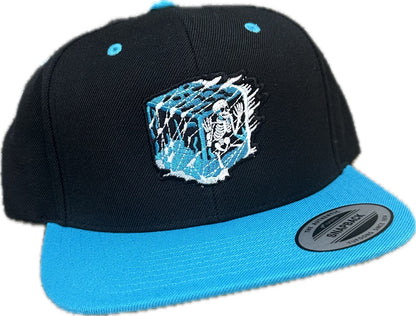 Skeleton Cube SnapBack Hat