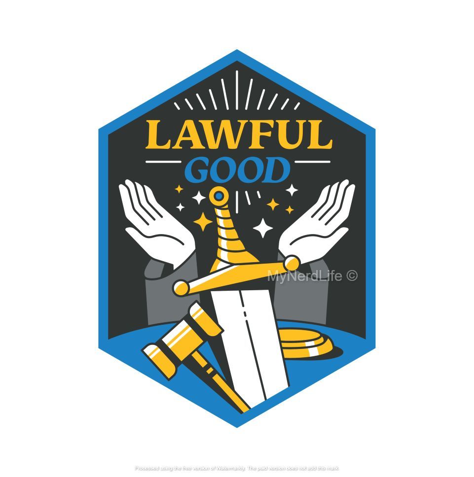 Lawful Good - Enamel Pin