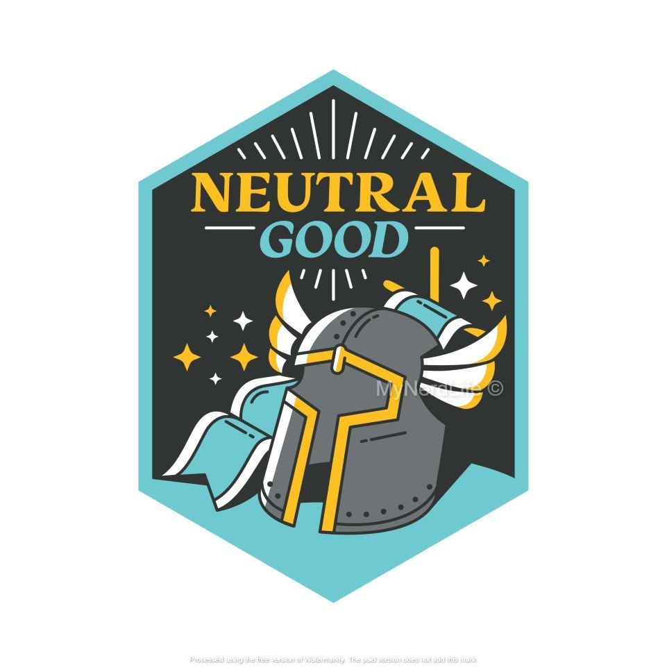 Neutral Good - Enamel Pin