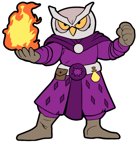 Owlin Wizard Pin