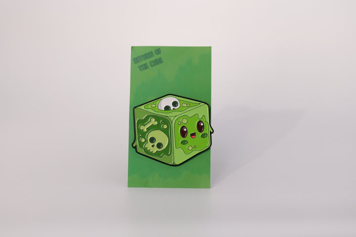 Skeleton Cube - Enamel Pin