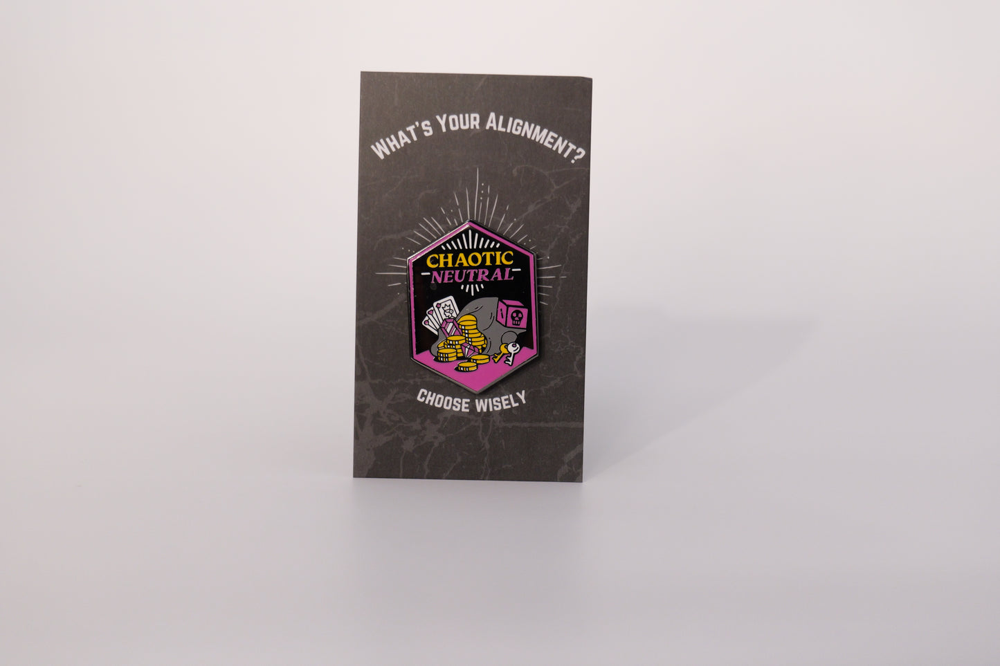 Chaotic Neutral - Enamel Pin