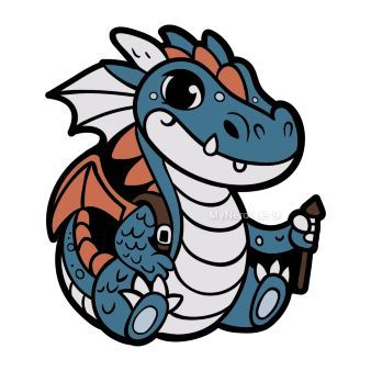 Adventure Dragon - Enamel Pin