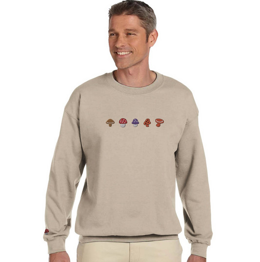 Valley Mushrooms - Embroidered Sweatshirt