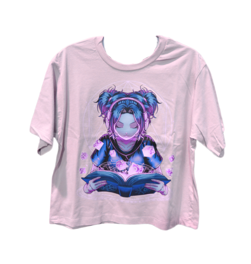 Pink Cropped Tee