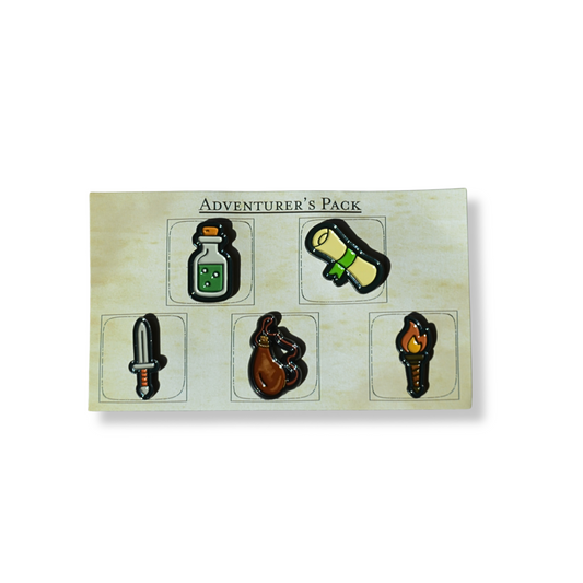 Adventurer's Pack Enamel Pin Set