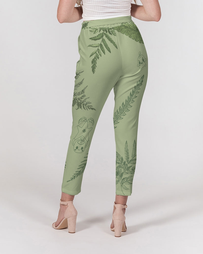 Forest Friends - Women's Belted Tapered Pants