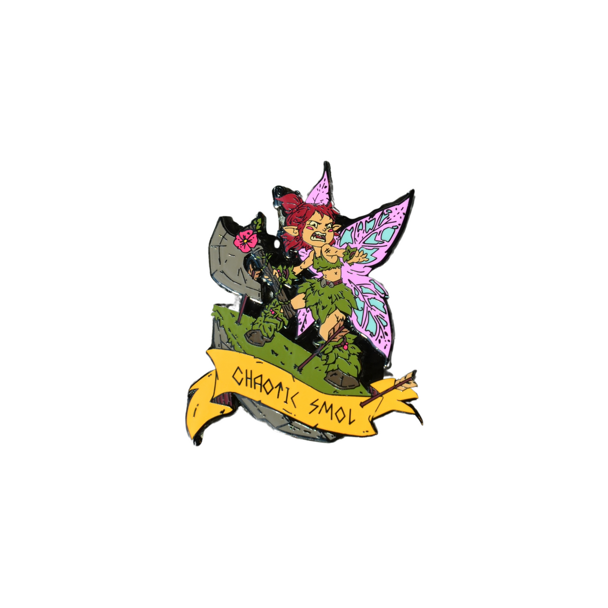 Chaotic Smol Enamel Pin