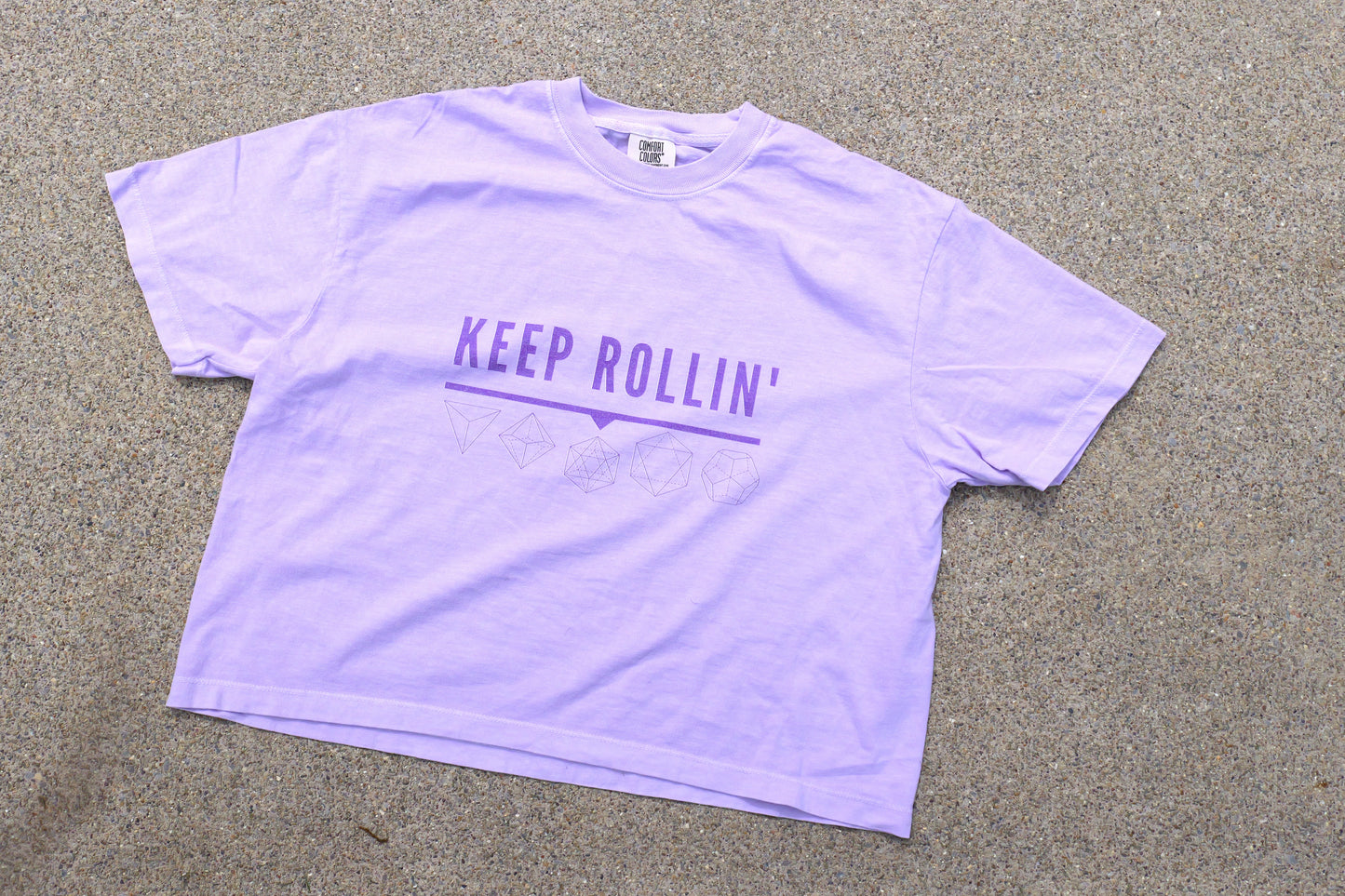 Keep Rollin' Cropped Tee