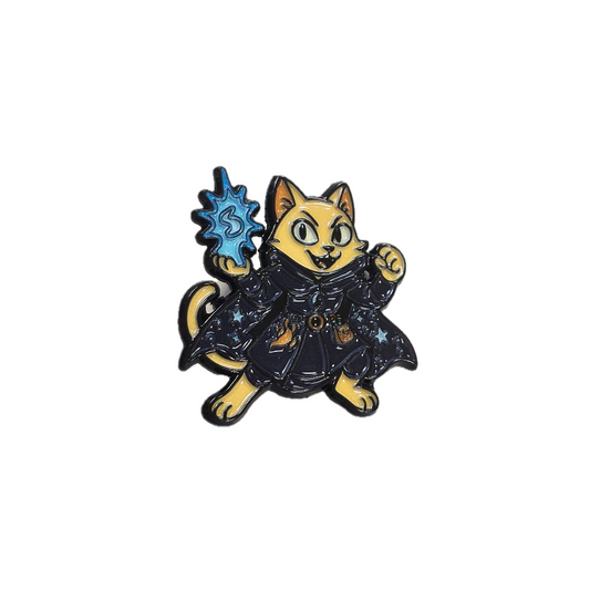 Tabaxi Warlock Enamel Pin
